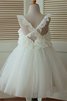 Abito da Cerimonia Bambini A-Line in Organza Senza Maniche Conotta Principessa - 2