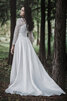 Sencillo Vestido de Novia en Tul de Popular de Manga larga - 2