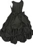 Robe de cortège enfant de lotus encolure ronde avec sans manches avec fleurs - 3
