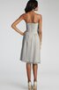 Abito da Damigella con Criss-cross senza spalline in Chiffon con Increspato Corto - 10