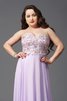 XXL Ärmelloses Formelles Ballkleid mit Bordüre mit Reißverschluss - 7