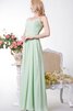 Abito da Damigella Senza Maniche con Piega in Chiffon A-Line moda Conotta - 2