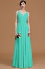 Abito da Damigella A Terra Naturale Principessa in Chiffon A-Line - 21