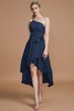 Geschichtes One Schulter Prinzessin Rocklänge-asymmetrisches Mini Brautjungfernkleid - 15