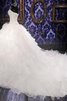Wunderbar Schick Pompöse Brautkleid aus Paillette mit Plissierungen - 3