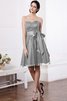Vestido de Dama de Honor de Corte princesa de Corte-A de Escote Corazón con Cintas - 29