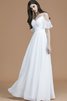 Normale Taille Prinzessin Spaghetti Träger A Linie Bodenlanges Brautjungfernkleid - 4