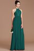 Prinzessin Normale Taille Reißverschluss Neckholder Chiffon Brautjungfernkleid - 14