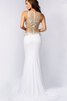 Robe de bal sexy delicat avec chiffon avec zip manche nulle - 2