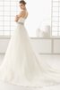 Robe de mariée humble naturel vintage avec fronce de bustier - 2