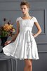 A-Linie Normale Taille Prinzessin Chiffon Brautjungfernkleid mit Bordüre - 29
