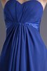 Robe de soirée avec sans manches col en forme de cœur avec chiffon - 5