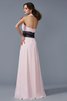 Robe de bal appliques en chiffon de tour de ceinture en haute de dos nu ligne a - 2