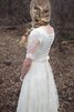 Robe de mariée vintage nature derniere tendance cordon longueur au ras du sol - 2