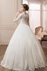 Duchesse-Linie Gericht Schleppe romantisches Elegantes konservatives Brautkleid aus Spitze - 2