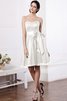 Vestido de Dama de Honor de Corte princesa de Corte-A de Escote Corazón con Cintas - 22