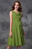 Abito da Damigella Naturale Principessa in Chiffon A-Line Cerniera - 14