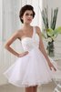 Abito dal Dolce Sedici Conotta Cuore mini A-Line con Criss-cross in Tulle - 4