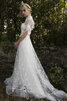Clasico Vestido de Novia de Abalorio de Columpio de Espléndido - 4