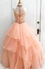 Abito da Ballo Ball Gown Lupetto in Organza in pizzo Elegante Moderno - 1