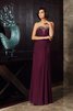 Herz-Ausschnitt Enges Bodenlanges Anständiges Brautmutterkleid aus Chiffon - 3