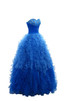 Robe de graduation formelle simple versicolor en tulle avec sans manches - 4