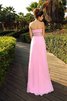 Moderno Vestido de Noche en Gasa de Imperio Cintura de Escote Corazón de Apliques - 2