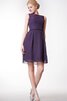 Abito da Damigella in Chiffon con Nastro Tubino con Fusciacca mini Romantico - 1