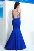 Enges Normale Taille Perlenbesetztes Chiffon Attraktives Ballkleid - 2