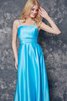 Robe demoiselle d'honneur moderne plissé fermeutre eclair a-ligne ruché - 4