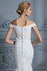Robe de mariée onirique d'epaule ajourée majestueux plissage romantique - 8