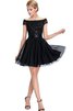 Robe de bal distinguee bref brillant naturel d'epaule ecrite - 1