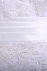 Outdoor natürliche Taile romantisches legeres Brautkleid mit Falte Mieder mit Rosette - 3