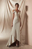 Robe de bal asymétrique avec perle sucré mode spécial - 1