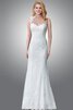 Robe de mariée moderne serieuse elégant avec sans manches de sirène - 1