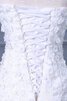 Spitze Meerjungfrau Stil Paillette ein Schulterfreies Satin Brautkleid mit Blume - 3