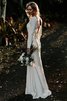 Robe de mariée attrayant gaine de traîne courte salle interne à la mode - 2