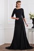 Robe de bal en 1/2 manche de princesse avec zip manche nulle ligne a - 1