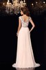 Reißverschluss Normale Taille Anständiges Ballkleid aus Chiffon mit Perlen - 2