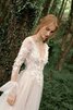 Abito da sposa con fiore naturale sogno convenzionale in tulle scintillante - 7