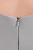Robe demoiselle d'honneur simple courte informel avec sans manches fermeutre eclair - 8
