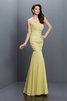 Chiffon Plissiertes Bodenlanges Brautjungfernkleid mit Herz-Ausschnitt mit Empire Taille - 8