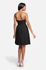 Moderno Vestido de Dama de Honor de Corte-A de Corto de Escote Corazón de Encaje Adorno - 2