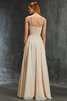 Ärmelloses Normale Taille Reißverschluss Perlenbesetztes Ballkleid aus Chiffon - 2