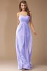 Empire Taille Ärmelloses Enges Chiffon Bodenlanges Brautjungfernkleid - 19