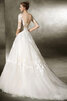 Robe de mariée adorable col en bateau longueur au ras du sol vintage moderne - 5