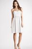 Robe demoiselle d'honneur bref en chiffon ruché col en forme de cœur - 19