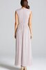 Abito da Damigella Buco Della Serratura Schiena moda in Chiffon Lungo - 3