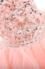 Robe de quinceanera simple mode naturel de col bateau de mode de bal - 3