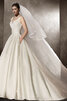 Mode Formelles Bodenlanges Romantisches Swing Brautkleid - 1